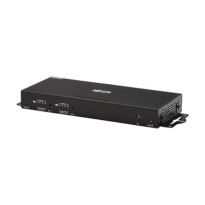 Tripp Lite HDMI Video Switch 4 Computers 2 Monitors, 4 Port 4K@60Hz Video Matrix Splitter, Single Push Button Switch, Headset Audio, TAA Compliant, 3-Year Warranty (B119-4X2-4K)