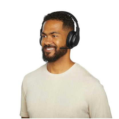 Belkin SoundForm Adapt Wireless Headset, Boom Mic, 45H Battery | Over-ear headphones, foldable design, USB-C and 3.5mm wired option, work calls, gaming, travel, office