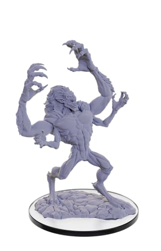 WizKids D&D Nolzur's Marvelous Miniatures: Draegloth Dungeons and Dragons Unpainted Miniatures - style: Draegloth