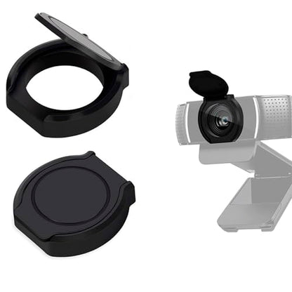 2 Pack Universal Webcam Cover, Desktop Computer External Webcam Lens Covers Shutter Cap Hood, Streaming Web Camera Privacy Cover Clip Compatible with Logitech HD Pro Webcams C270/C615/C920/C930e/C922X