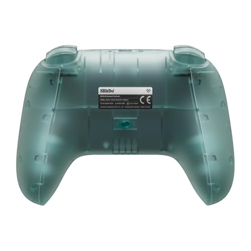 8Bitdo 64 Bluetooth Controller for Analogue 3D, Ghost | Switch/Switch 2, Windows and Android Support, Wired USB, D-Input/S-Input Modes, Hall Effect Joystick, Vibration - color: Ghost