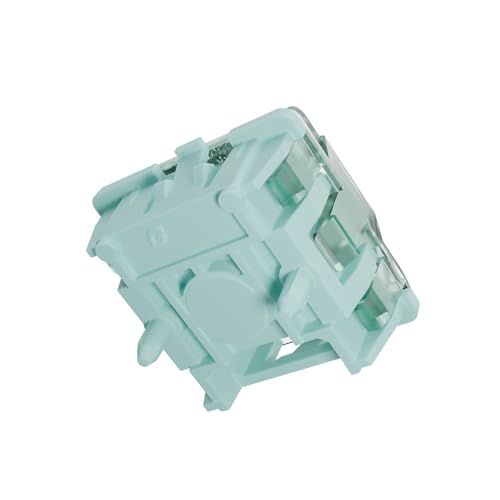 GATERON Magnetic Jade Pro Linear HE Keyboard Switches(90PCS) | Linear,Factory Pre-lubed,Freely Setting Pre-Travel,20mm Longer Spring,compatible for Magnetic Gaming Keyboard - size: 90PCS