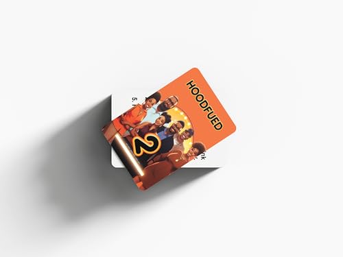 HoodFued 2 – Black Family Feud-Style Card Game for African-American Parties, Reunions, and Game Nights | Fun Trivia Entertainment for Adults & Teens