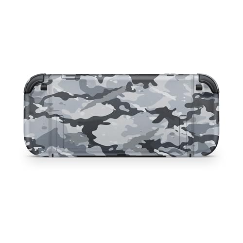 Gaming Skin Compatible with Nintendo Switch 2 Console Only - Gray Camouflage - Premium 3M Vinyl Protective Wrap Decal Cover - Easy to Apply | Crafted in The USA by MightySkins - color: Gray Camouflage, size: Switch 2 Console Skin Only, style: Matte Finish