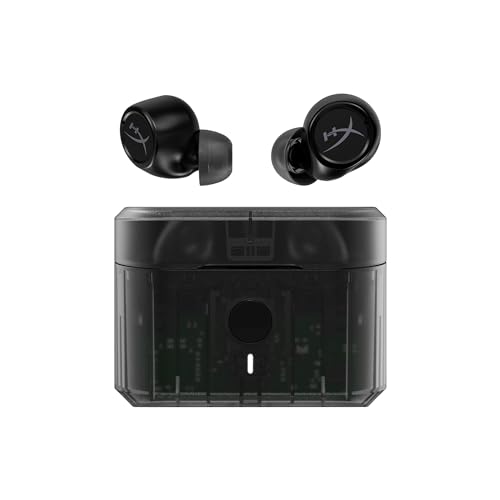 HyperX Cirro Buds Pro – True Wireless Earbuds, Active Noise Cancellation, ANC, Ambient Sound Mode, Low Latency, Bluetooth 5.2, IPX4, Fast Charge, PC, Nintendo Switch, Mobile - Black - color: Black
