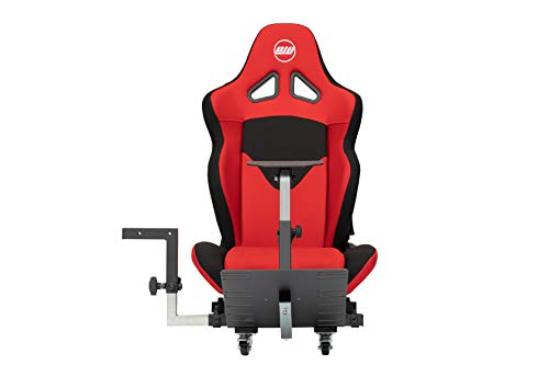 Advanced Racing Simulator Seat Driving Simulator Gaming Chair with Gear Shift Mount - color: Red