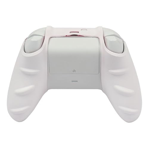 Wolf Controller Skin Compatible with Xbox Series X Wireless Controller, RALAN Protector Case， Customised Thumb Grips Cap - color: Wolf white Red
