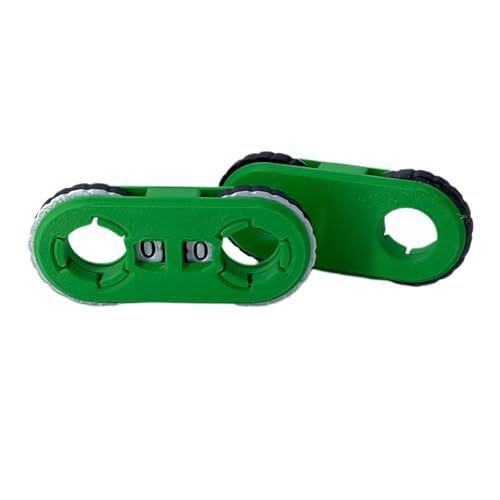 2 Pack MTG Life Counter 2 Ring (Green) - color: Green