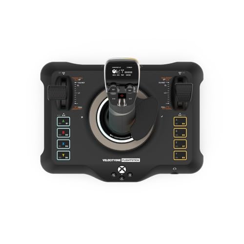 Turtle Beach VelocityOne Flightstick Universal Sim Controller, Xbox, PC | Xbox Series X|S, Xbox One, Joystick for Air & Space Combat Simulation, 27 Programmable Buttons, Hall-Effect Axes, Black - style: Universal Simulation Controller
