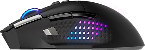 msi Versa PRO W Gaming Mouse, 26000 DPI, 70M+ Clicks, OMRON Optical Micro Switch, Optical Sensor, Ergonomic Ambitextrous Hand Design, RGB Light