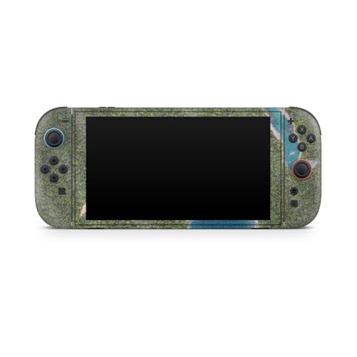 Glossy Glitter Gaming Skin Compatible with Nintendo Switch 2 Console Only - Arial Beach - Premium 3M Vinyl Protective Wrap Decal Cover - Easy to Apply | Crafted in The USA by MightySkins - color: Arial beach, size: Switch 2 Console Skin Only, style: Gloss