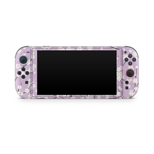 Glossy Glitter Gaming Skin Compatible with Nintendo Switch 2 Console Only - Sakura Purple - Premium 3M Vinyl Protective Wrap Decal Cover - Easy to Apply | Crafted in The USA by MightySkins - color: Sakura Purple, size: Switch 2 Console Skin Only, style: G