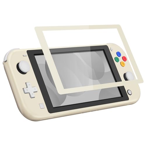 eXtremeRate Antique Yellow DIY Replacement Shell for Nintendo Switch Lite, NSL Handheld Controller Housing w/Screen Protector, Custom Case Cover for Nintendo Switch Lite - color: Antique Yellow