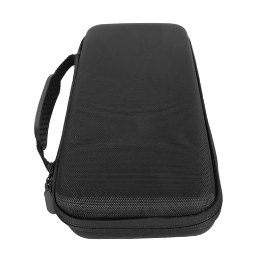 Estink Handheld Game Console Carrying Case EVA Nylon Shockproof Storage Bag 31 X 14 X 6cm for Ally 7 Inch 120Hz Gaming Handheld Travel Camping Daily Use (Black) - color: Black