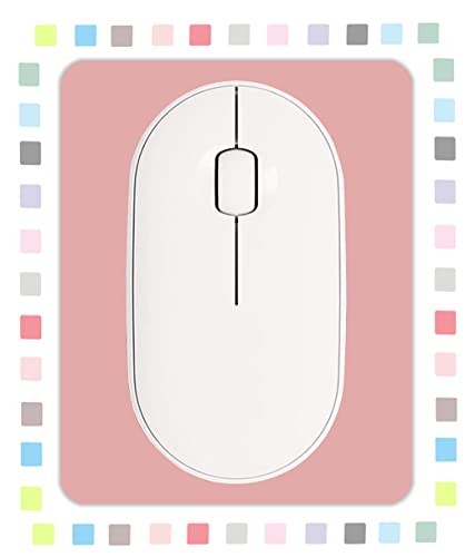 Small Rectangular Mouse pad , only Takes up Mouse Space, Universal Mini Mouse pad Portable Waterproof, with Non-Slip Glue Base, DarkPink 5X6 inches, dark pink - color: Dark Pink, size: 5x6 inches