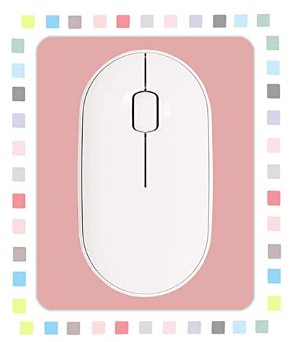 Small Rectangular Mouse pad , only Takes up Mouse Space, Universal Mini Mouse pad Portable Waterproof, with Non-Slip Glue Base, DarkPink 5X6 inches, dark pink - color: Dark Pink, size: 5x6 inches