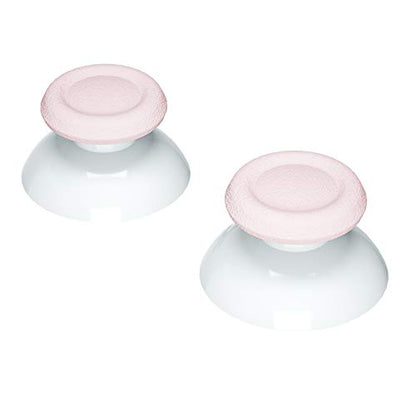 eXtremeRate Cherry Blossoms Pink & White Dual-Color Replacement 3D Joystick Thumbsticks for PS5 Controller, Analog Thumb Sticks with Screwdriver for PS4 Slim Pro Controller - color: Cherry Blossoms Pink White