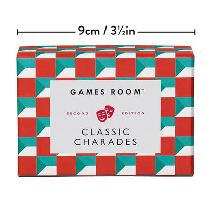 Ridley's Games Room Classic Charades Guessing Game – Trivia Games for Adults and Kids – 2+ Players – Includes 140 Unique Question Cards – Fun Quiz Cards that Make a Great Gift - color: Trivia Charades