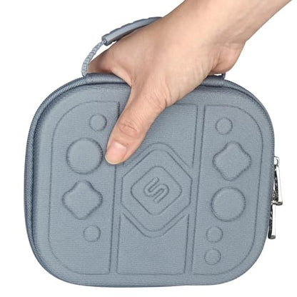 sisma Carry Case Compatible with Nintendo Switch 2 Joy-Con & Straps, Buttons & Joysticks Full Protection, Hard Shell Joycon Compact Pouch Travel Storage Case, Grey - color: Grey - Fits Joy-Con 2 & Straps