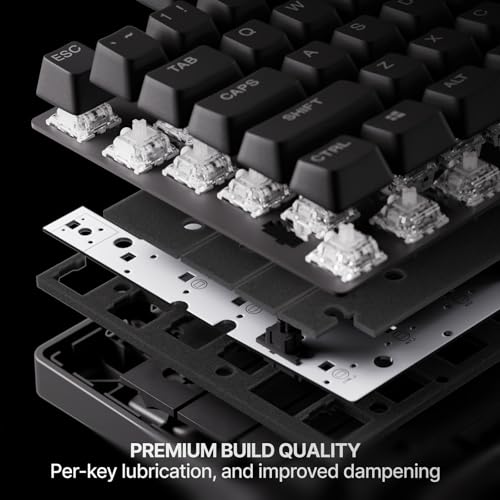 SteelSeries Apex Pro TKL Gen 3 Gaming Keyboard - OmniPoint 3.0 Analog Magnetic Switches, Quickset Auto-Presets (Rapid Trigger, Rapid Tap/SOCD, Protection Mode), OLED, RGB, PBT Keycaps, 2.4G+BT, Black - color: Black, size: Pro TKL, style: Gen 3 Wireless