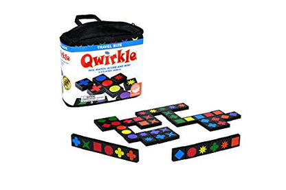 Mindware | Qwirkle: Travel (NEW) | Board Game | Ages 6+ | 2-4 Players | 45 Minutes Playing Time - style: Qwirkle Travel