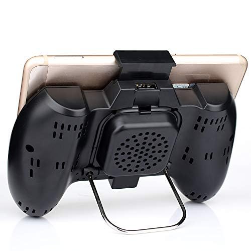 Mobile Phone Gamepad Controller, 4 in 1 Mobile Game Controller with Dual Cooling Fans, 2200mAh Power Bank, Ergonomic and Built-in Kickstand for Movies, Gaming, Video Chatting and More