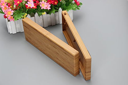 YMDK Handcraft GH60 Solid Wooden Case for 60% Mini Mechanical Gaming Keyboard Compatible Poker2 Pok3r Faceu 60 Wooden Shell (Bamboo Box Case) - color: Bamboo Box Case