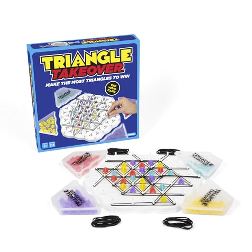 Triangle Takeover By Relatable, Exciting Brain Games for Family Gatherings, A Great Choice for Kids Board Games and Kids Party Games, Appropriate for Players Ages 8 and Up