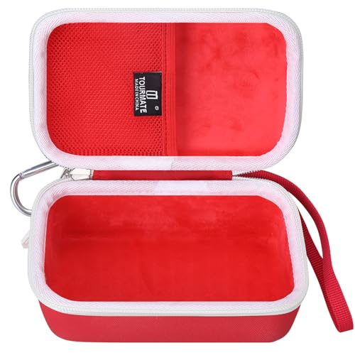 Tourmate Hard Case Replacement for Winning Moves RACK-O, Retro package Card Game (Case Only) (Red + White) - color: Red + White