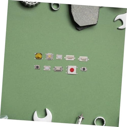 Cabilock 250pcs Micro Switch Kit Momentary Tactile Push Buttons for Car Arcade Game Parts Replacement Plastic Car Switches