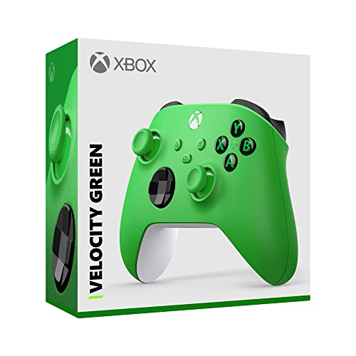 Xbox Core Wireless Gaming Controller – Velocity Green Series X|S, One, Windows PC, Android, and iOS