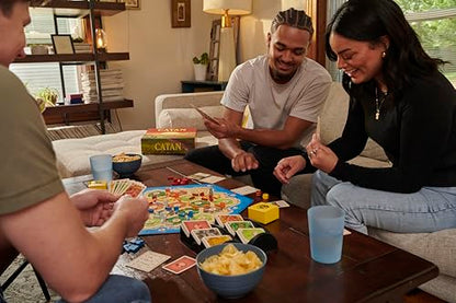 CATAN Board Game + 5-6 Player Expansion Bundle - Strategy Game for Families & Adults, Trade Build Settle, Extended Player Count Party Game, Ages 10+, 3-6 Players