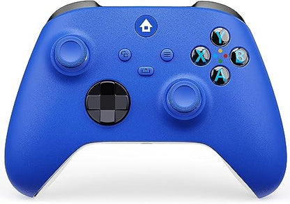 Dinosoo Wireless Controller for Xbox Series X/S/Xbox One/Xbox One S/One X, Compatible with Android/PC Windows 10/11, Built-in Dual TURBO Function 3.5mm Headphone Jack Macro-Matte - Blue - color: blue