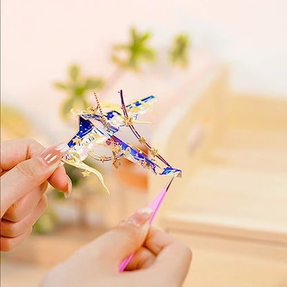 MU 3D Metal Puzzles Windbell Wind Chime A Model Kits Building for Adult and Teeners, Windchime Jigsaw Miniature DIY Sets, Birthday Gift - color: A Brave The Wind And The Waves
