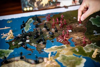 Renegade Game Studios Axis & Allies 1942 Second Edition Board Game | WWII Strategy Game for 2-5 Players, 40 x 26-Inch Board, Command Major Powers like Germany and USA, Ages 12+