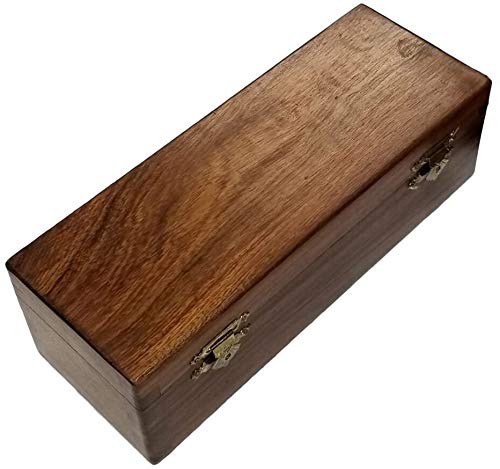 Marion Domino Double Six White Jumbo Tournament Professional Size with Spinners in Dovetail Sheesham Wood Box. - color: White