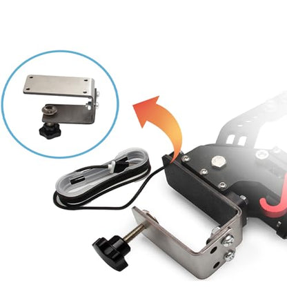MLLE JJL Racing Games USB Handbrake Clamp, Universal Mount Compatible with Logitech G25/27/29, G920, T500, T300