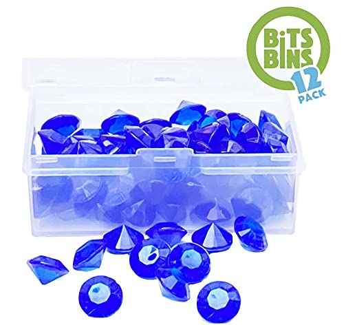 BitsBins Board Game Piece Storage and Organizers, Accessories that Organize Tokens and Components Both in the Game Box and During Game Play | Includes 12 BitsBins | Original Measures 3.2" X 2" X 1.25" - size: Original