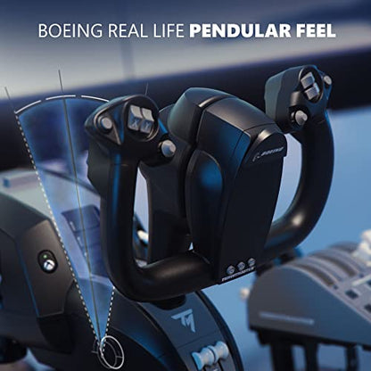 Thrustmaster TCA Yoke & Quadrant Boeing Edition Flight Pack - XBOX & PC | 787 Dreamliner replica, pendular motion, throttle unit with autopilot, metal build, 35 action buttons, 2 extra axes, for MSFS - style: Quadrant + Yoke