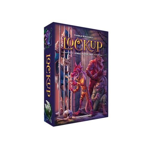 Lockup Board Game | Fantasy Factions Strategy Game of Monster Prison Escape | Worker Placement Bluffing Resource Management Family Game | 45-90 Minutes for 1-5 Players Ages 14+ by Thunderworks Games - style: Roll Player Tale