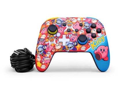 PowerA Enhanced Wireless Controller for Nintendo Switch - World of Kirby, Switch Lite/Switch - OLED Model, Nintendo Switch 2, Bluetooth (Amazon Exclusive) - color: World of Kirby