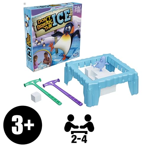 Hasbro® Don’t Break The Ice Game, Classic Version for Ages 3+ Years, 2-4 Players