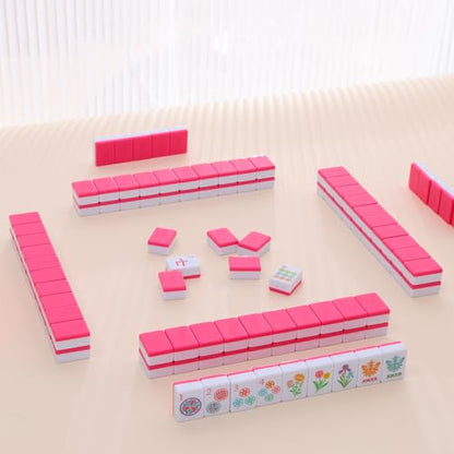 American Mahjong Tile Set, 160 Engraved Tiles with Mah-jongg Accessories and Tile Bag, Mahjong Set for Beginners - style: Classic