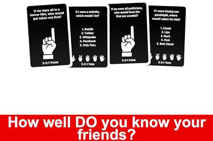 Mattel Games If You were a Party Game, Ridiculous Questions & Finger Voting with Cards & Spinners, 3 to 8 Players