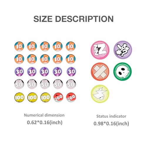 Playmat for Trading Card Game – 2-Player Trainer Mat with 31 Damage Counters and Professional Storage Bag - color: Yellow