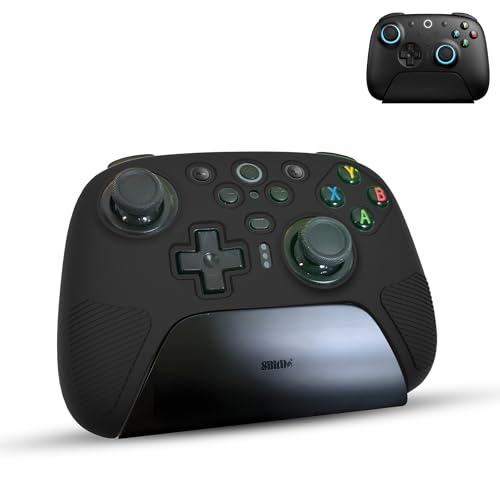 FIOPAZ Silicone Skin Cover for 8Bitdo Ultimate 2, Dust/Sweat-Resistant Protective Case for 8bitdo Ultimate 2 Bluetooth/Wireless Controller Accessories, Black - color: Black