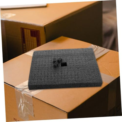 LIFKOME Black Grid Foam Cube Pad 500x300x30mm Pick and Pluck Foam Insert for Packaging and Shock Absorption for Board Game and Tool Box Storage