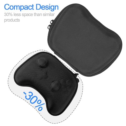 Tiswell Hard Travel Case for Nintendo Switch 2 Pro Controller, Switch 2/1 Pro Gaming Carrying Case, Wireless Switch Controller Hard Shell Home Travel Protective Cover Storage Carry Bag,Black