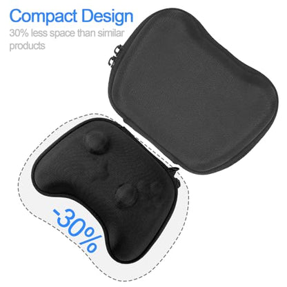 Tiswell Hard Travel Case for Nintendo Switch 2 Pro Controller, Switch 2/1 Pro Gaming Carrying Case, Wireless Switch Controller Hard Shell Home Travel Protective Cover Storage Carry Bag,Black
