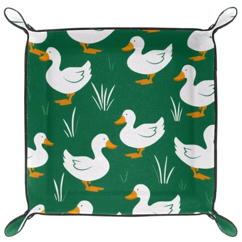 Duck Animal Dice Tray Dice Rolling Tray Folding Dice Holder for Dice Games, Like RPG, DND and Other Table Games - color: Multi 10